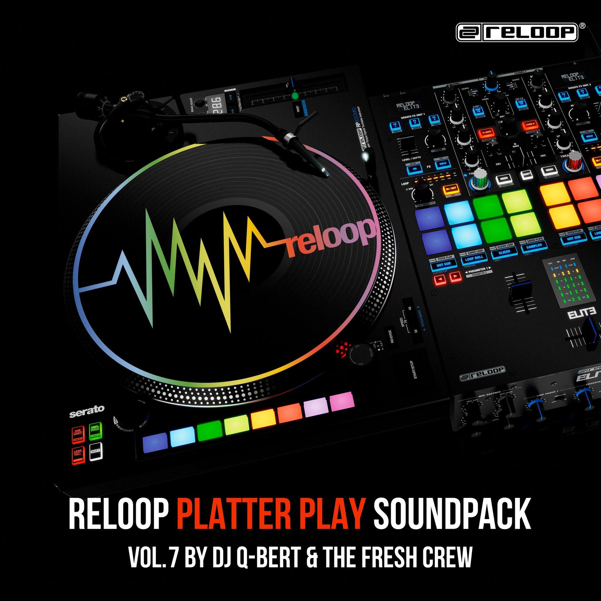 RELOOP PLATTER PLAY SOUNDPACK VOL. 7 BY DJ QBert & The Fresh Crew